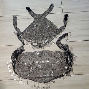 Black Belly Dancing Costume